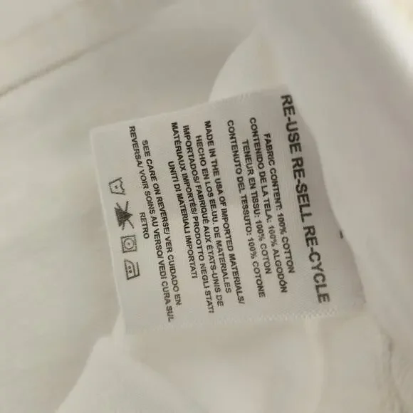 AG Adriano Goldschmied Mantra Barrel Wide Leg Jeans White Bull Denim Sirocco 29 - Picture 9 of 11